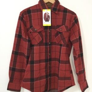 Jachs New Year Men's Plaid Flannel Shirt, Sz. S, Brand New